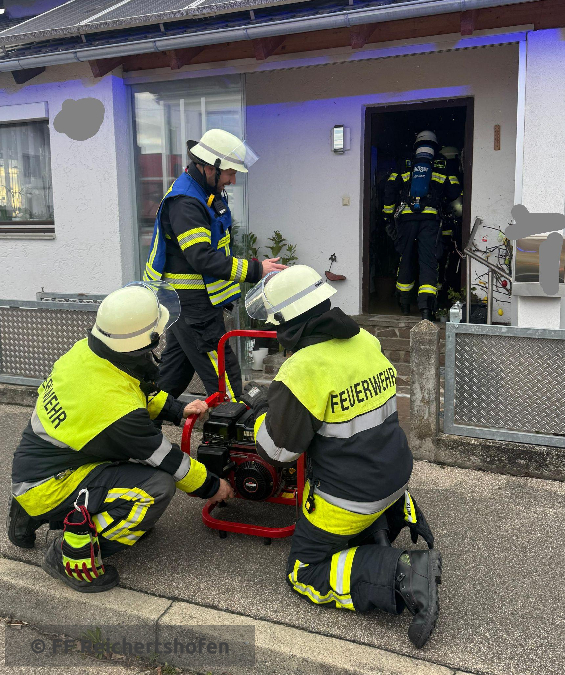 Einsatzfoto Rauchentwicklung im Keller