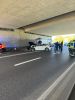 Unfall mit Straßenfahrzeugen, Verkehrshindernis