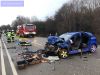 Unfall mit Straßenfahrzeugen, Verkehrshindernis