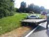 Unfall mit Straßenfahrzeugen, Verkehrshindernis