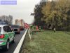 Unfall mit Straßenfahrzeugen, Verkehrshindernis