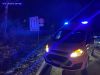 Unfall mit Straßenfahrzeugen, Verkehrshindernis