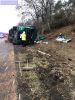 Unfall mit Straßenfahrzeugen, Verkehrshindernis