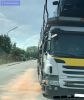 Ölspur, Öl auf Fahrbahn