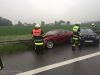 Unfall mit Straßenfahrzeugen, Verkehrshindernis