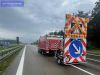 Unfall mit Straßenfahrzeugen, Verkehrshindernis